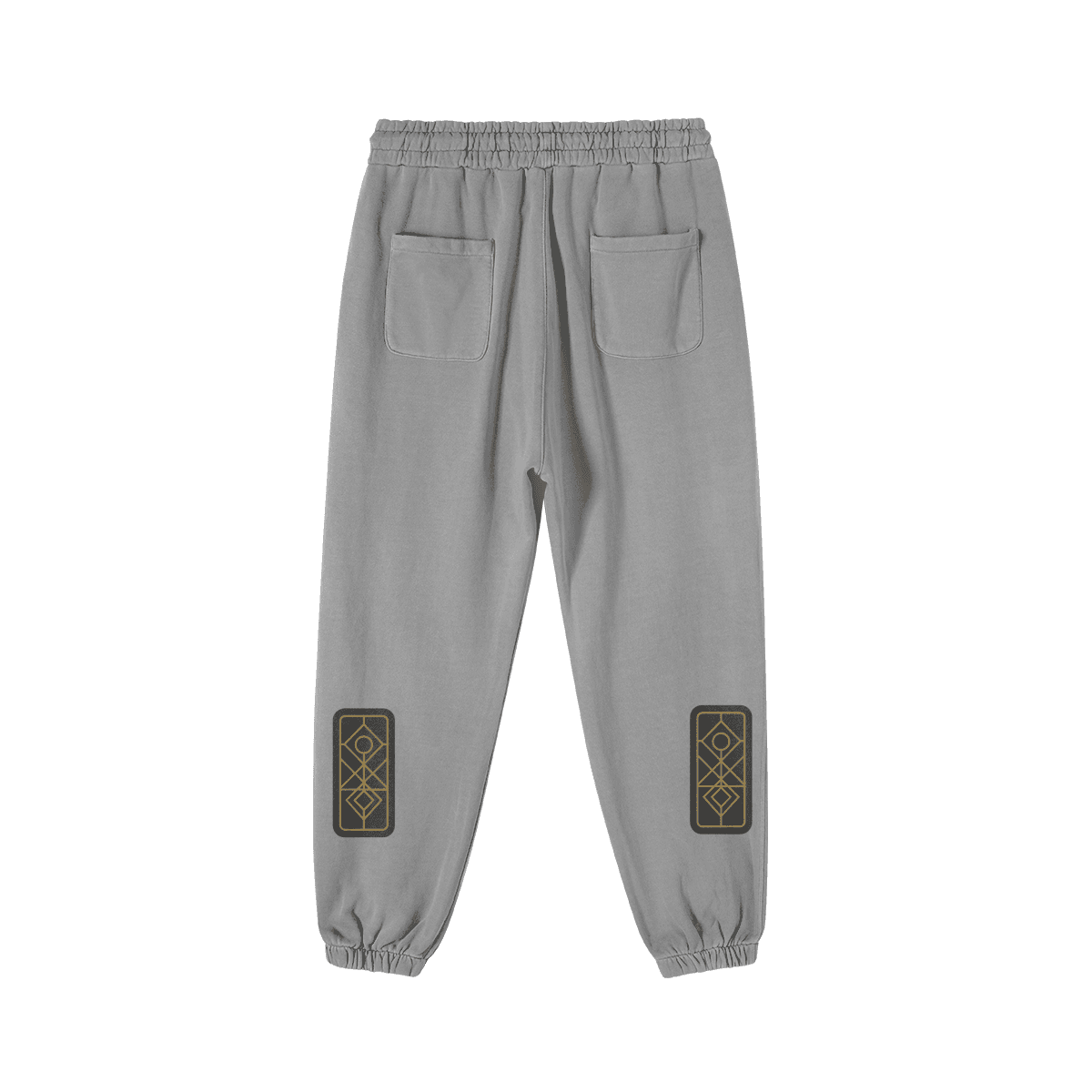 AURIX washed sweatpants full product front image in quick silver