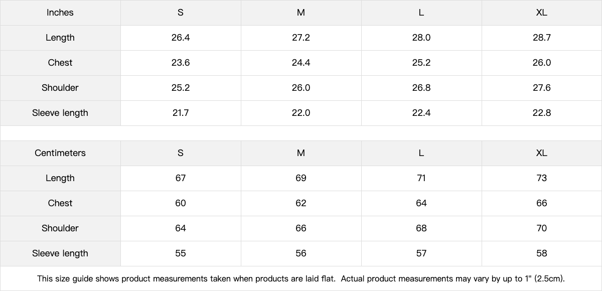 HELLCHAIN oversized graphic hoodie size chart image
