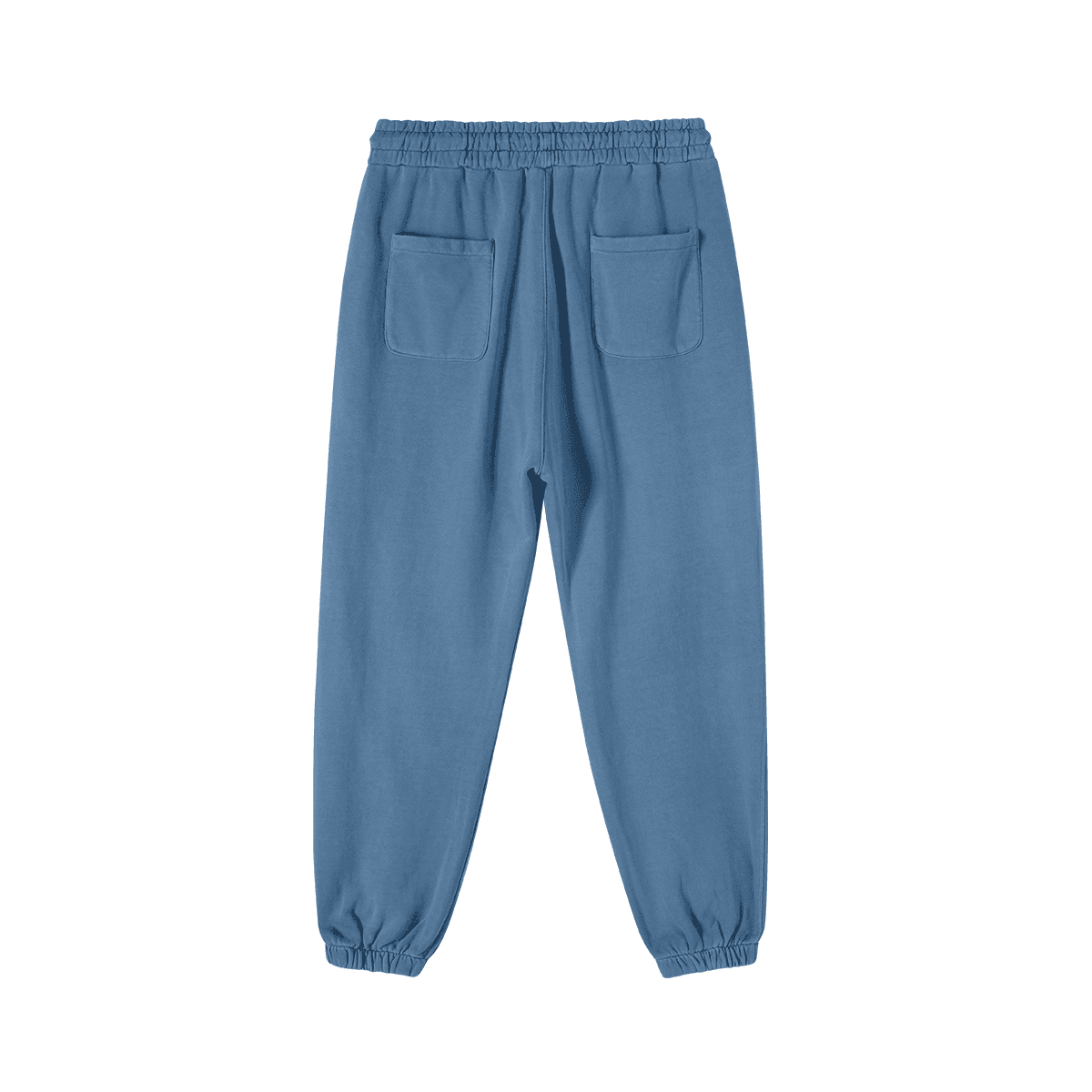 Relic embroidered sweatpants back view in washed blue