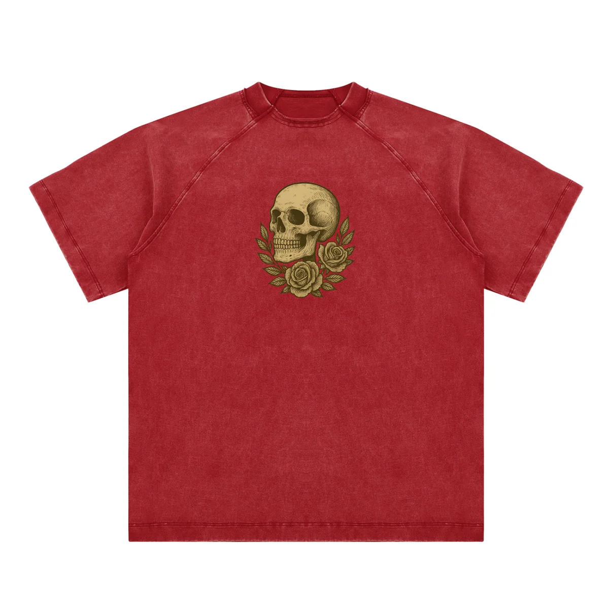 Morte Amor – Limited Edition Skull Graphic T-Shirt for Men | Gothic Vintage Streetwear
