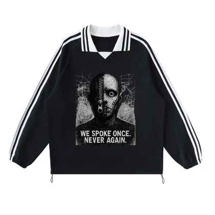 Never Again – Graphic Sweatshirt, Crewneck, Streetwear - AIDAN REN product image