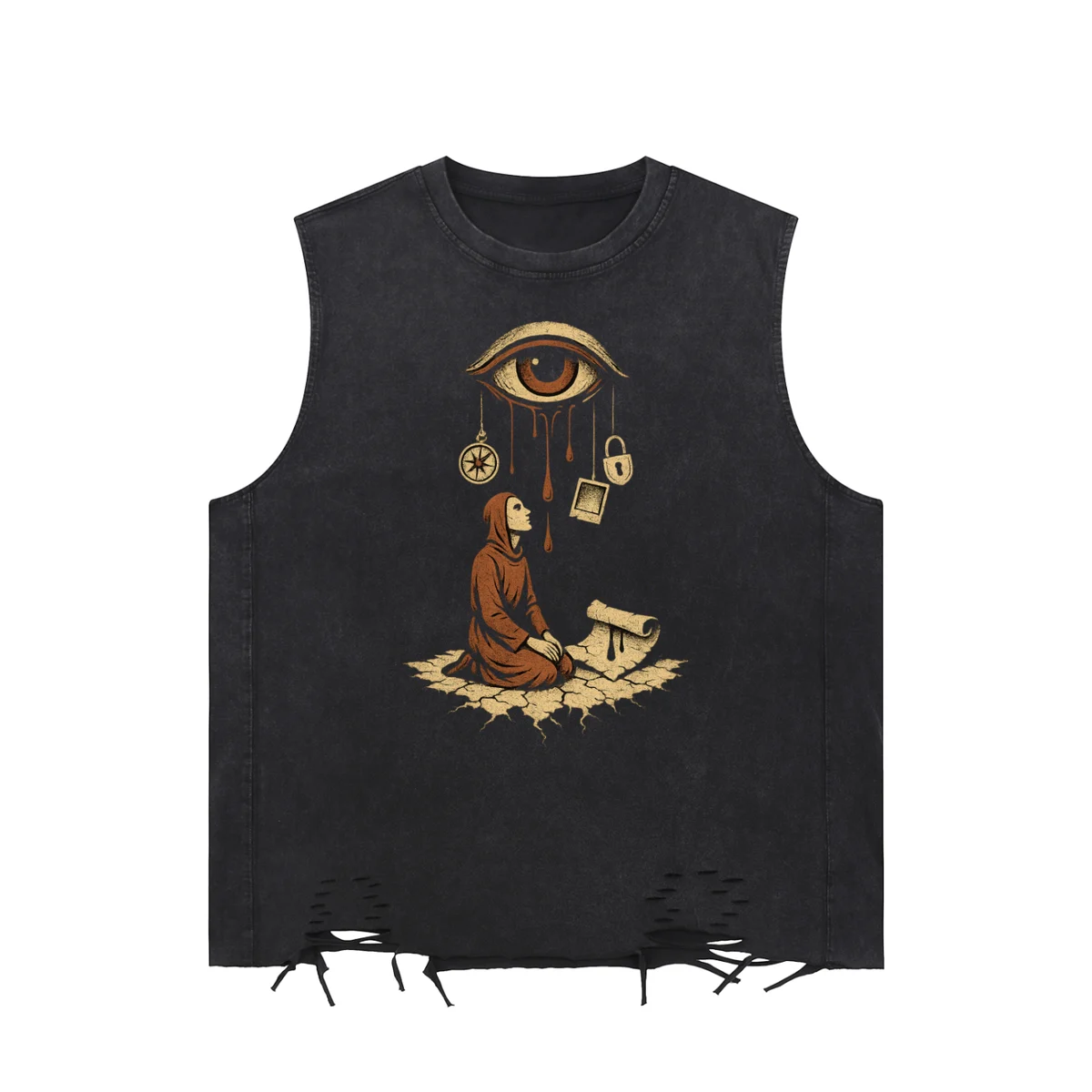 Oracle – Mens Graphic Tank Top, Sleeveless Art Shirt - AIDAN REN product image