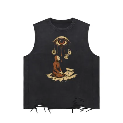 Oracle – Mens Graphic Tank Top, Sleeveless Art Shirt - AIDAN REN product image
