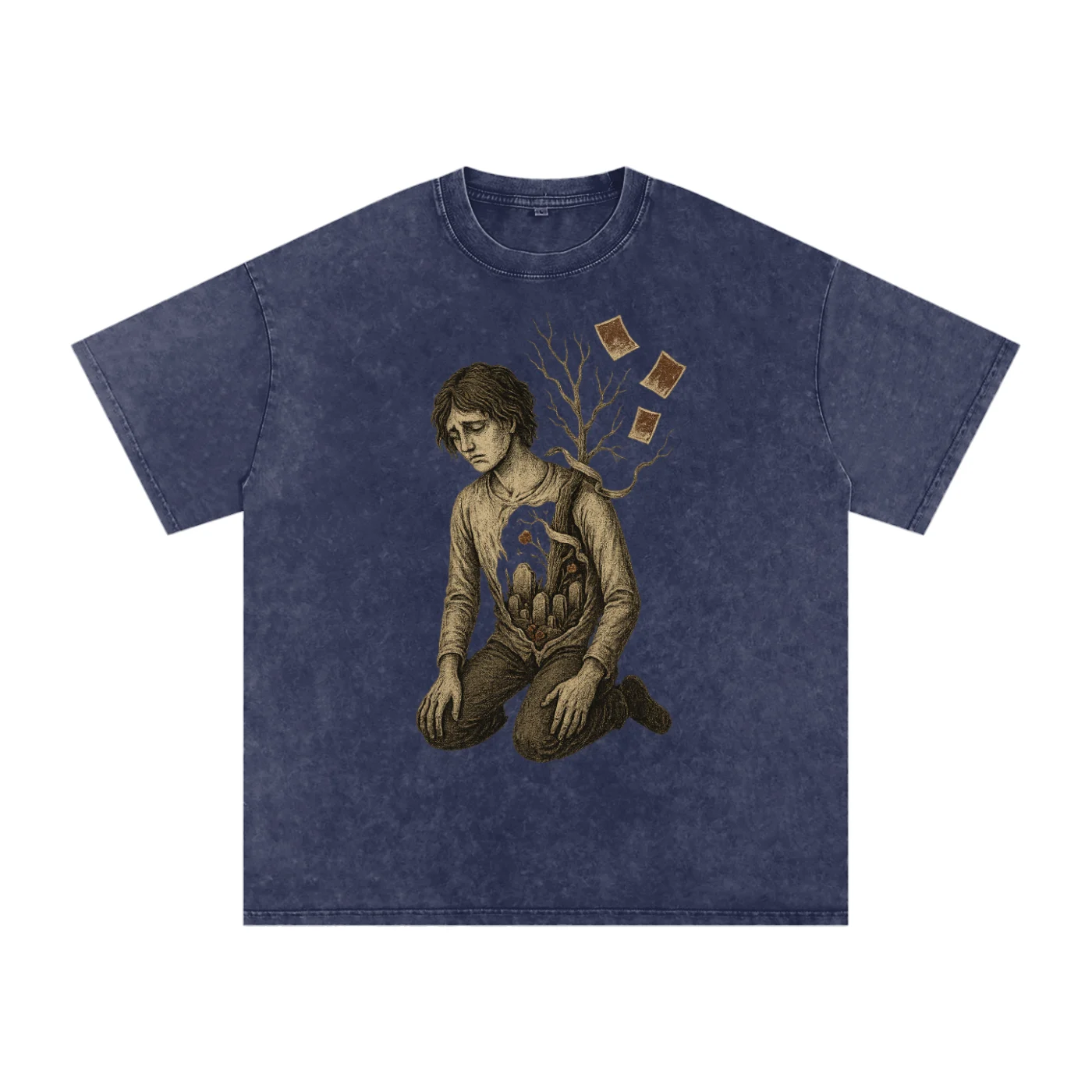 Roots – Mens Graphic T Shirt, Unique Art, Short Sleeve Tee - AIDAN REN product image